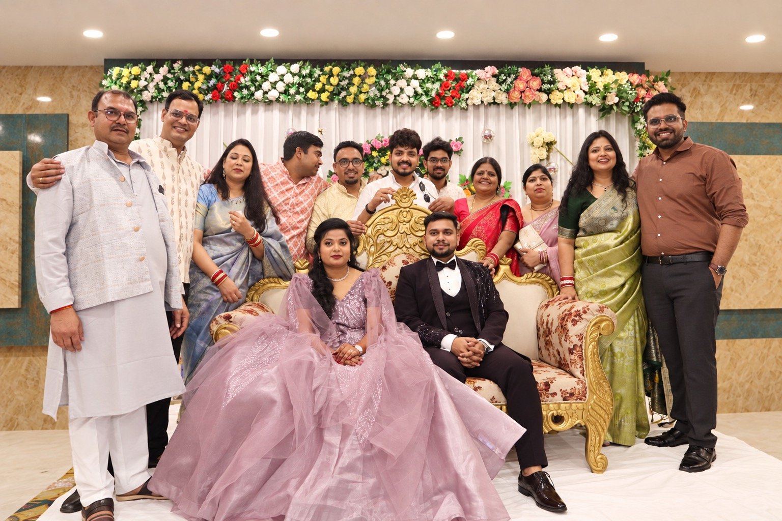 Group portrait with loved ones